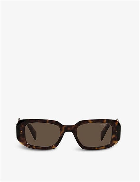 prada sunglasses selfridges|prada sunglasses clear frame.